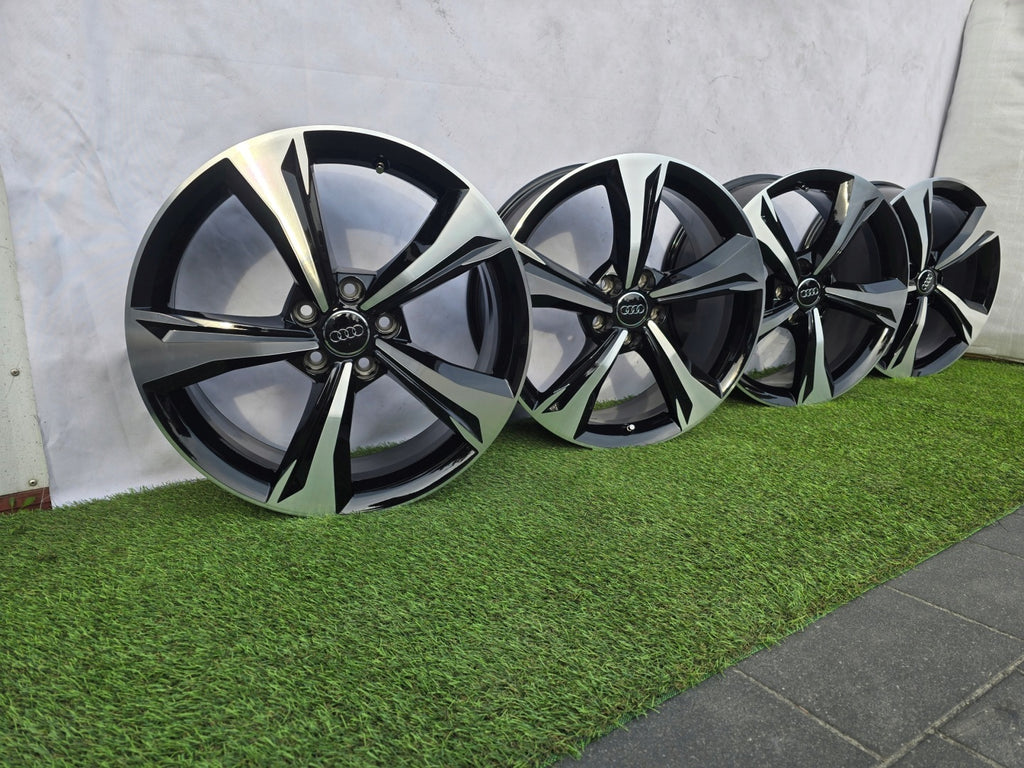 4x Alufelge 19 Zoll 7.0" 5x112 34ET Glanz Schwarz 80A601025K Audi Q5 Rim Wheel FEL8965011367sx