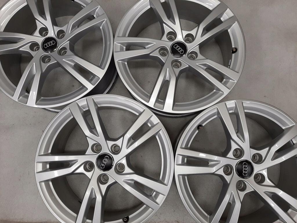 4x Alufelge 17 Zoll 6.5" 5x112 43ET Glanz Silber 8V0601025DK Audi Rim Wheel FEL6709419927sw