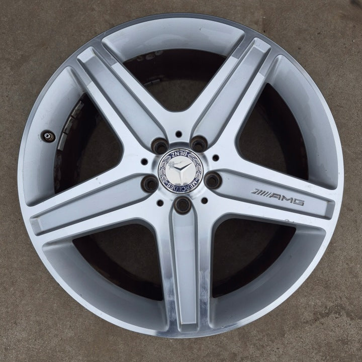 1x Alufelge 19 Zoll 8.5" 5x112 52ET Glanz Silber A2044010904 Mercedes-Benz W204 FEL5540490413ps