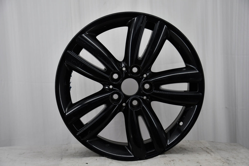 1x Alufelge 17 Zoll 7.0" 5x112 54ET Glanz Schwarz 6866366 Mini Rim Wheel