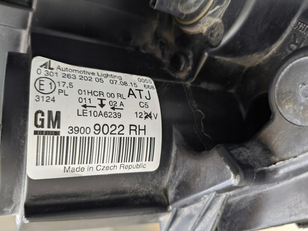 Frontscheinwerfer Opel Zafira C 39009022 Rechts Scheinwerfer Headlight SCH3910085694jv