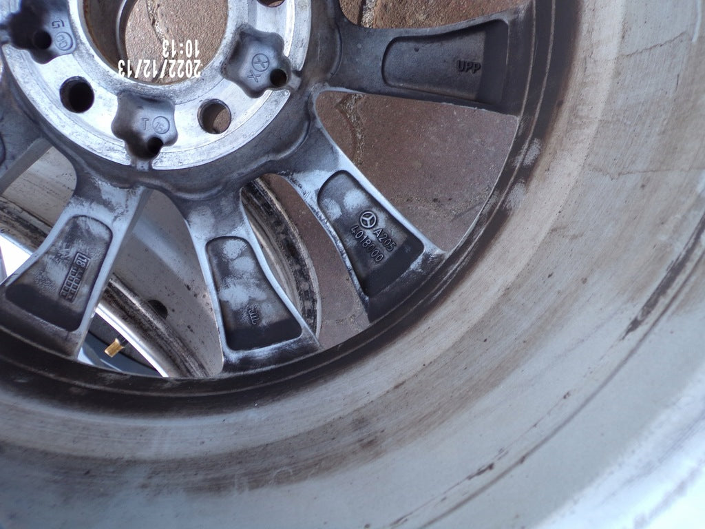 1x Alufelge 17 Zoll 7.0" 5x112 48,5ET Glanz Silber A2054018000 Mercedes-Benz FEL9781962018fc