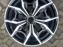 Load image into Gallery viewer, 1x Alufelge 19 Zoll 7.5" 5x112 32ET Glanz Schwarz 7916263 BMW X3 X4 Rim Wheel FEL9496507732wq
