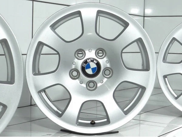 4x Alufelge 16 Zoll 7.0" 5x120 20ET Silber 6762000 BMW E61 Rim Wheel FEL6631188736cu