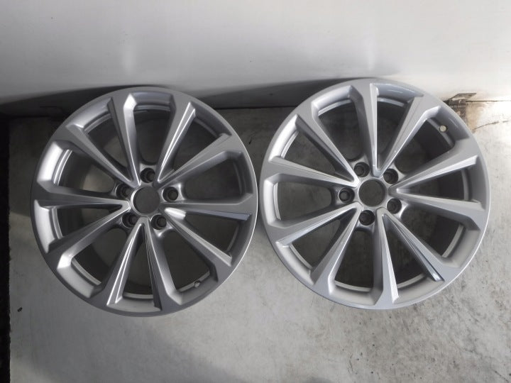 1x Alufelge 18 Zoll 8.0" 5x112 40ET Glanz Silber 8B3601025D Audi A5 I Rim Wheel FEL9334107086im