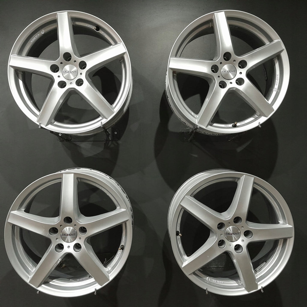 4x Alufelge 17 Zoll 7.0" 5x112 40ET Silber Seat Leon Golf VII II I Rim Wheel FEL8889786103bf