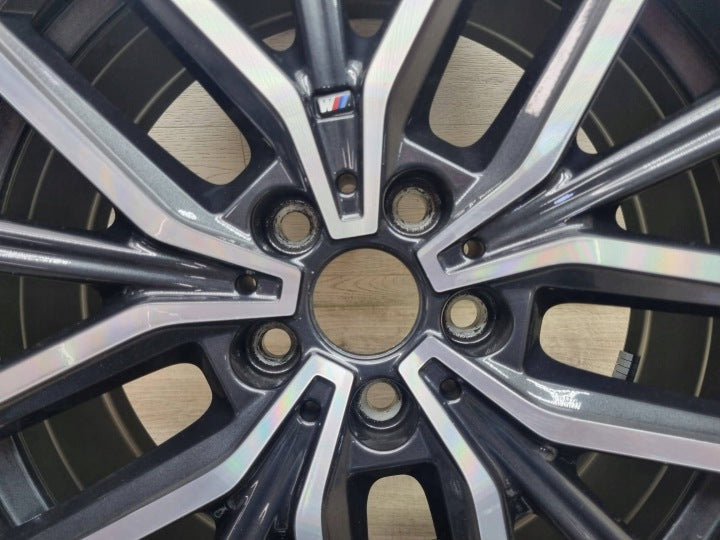1x Alufelge 18 Zoll 7.5" 5x112 50ET Glanz Schwarz 6891179 BMW X1 Mg Rim Wheel FEL8998874938bu
