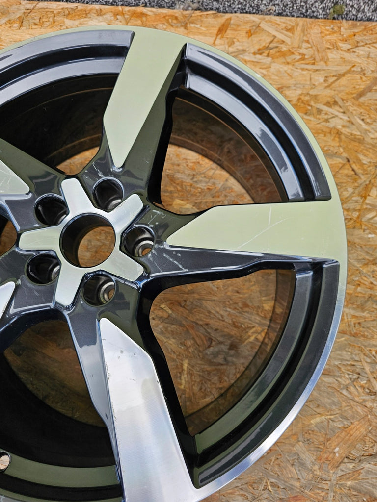 1x Alufelge 20 Zoll 8.5" 5x112 43ET Glanz Schwarz 4K0601025AD Audi C8 Rim Wheel FEL7771812699tc