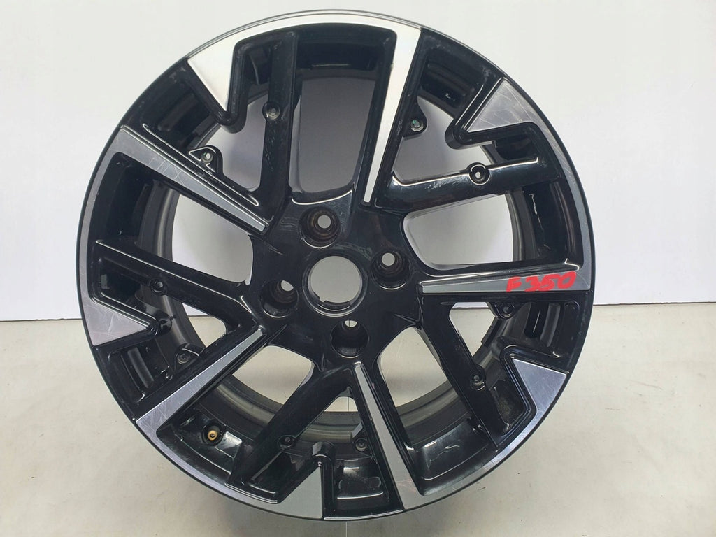 1x Alufelge 17 Zoll 7.0" 4x108 32ET Glanz Schwarz 9833892680 Opel Corsa F FEL5388145638vv