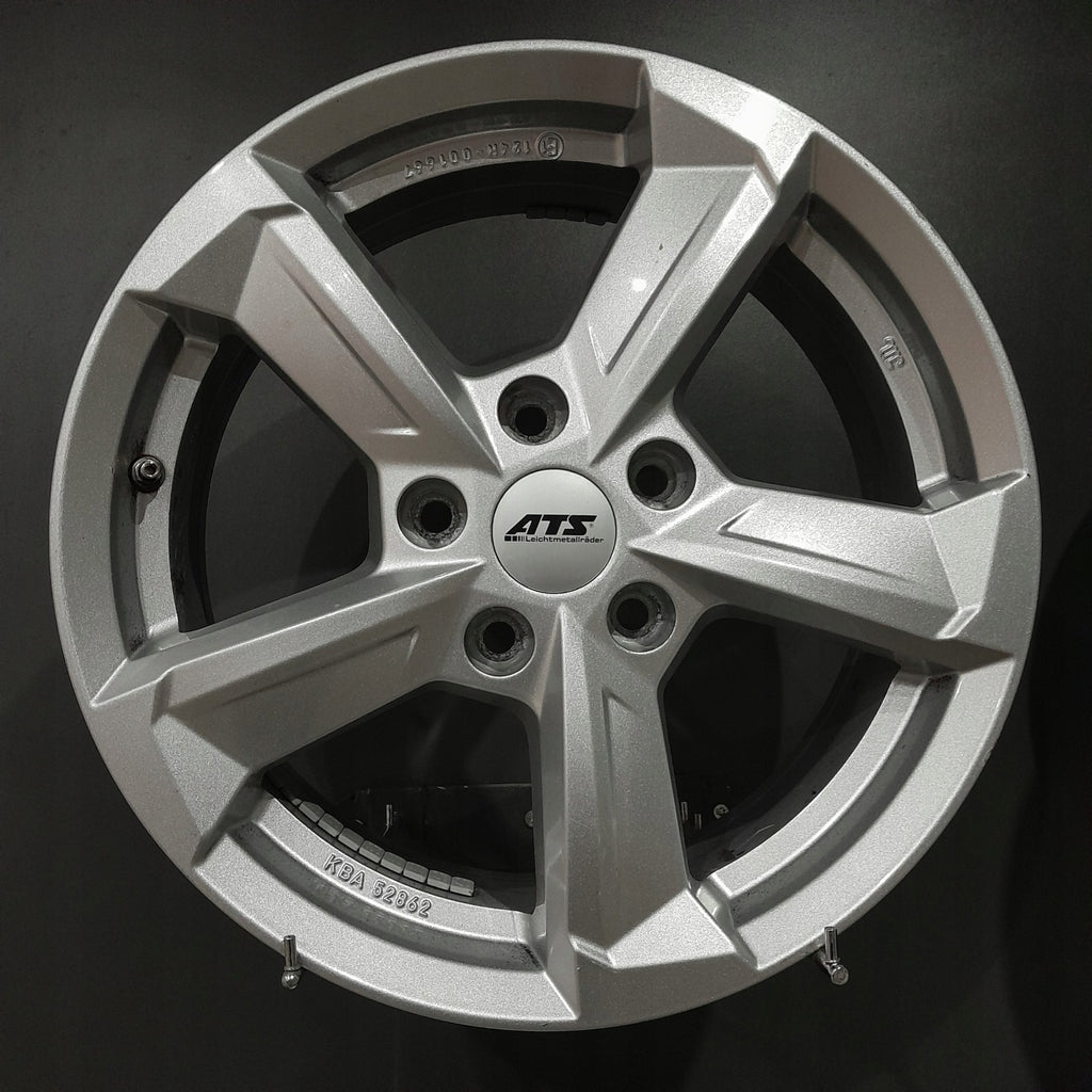 4x Alufelge 16 Zoll 6.5" 5x112 46ET Silber KBA52862 Skoda Octavia I Rim Wheel FEL1668008658ms
