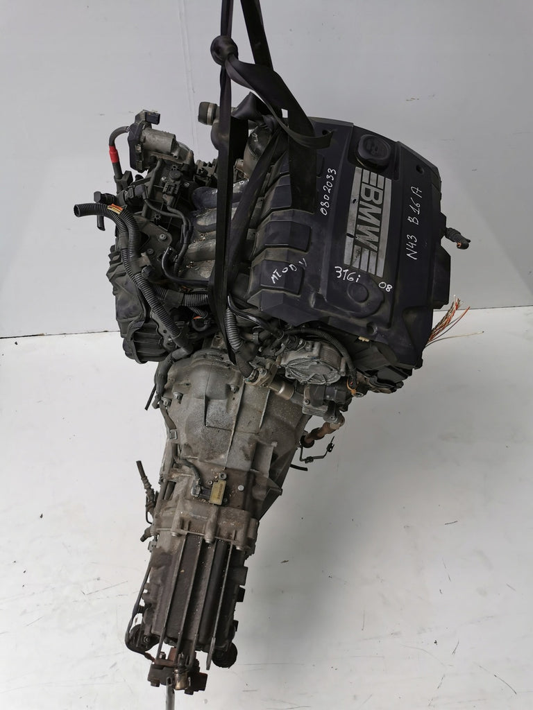 Motor BMW 3 E91 E90 E87 N43B16A 1.6 Benzin Engine Komplett