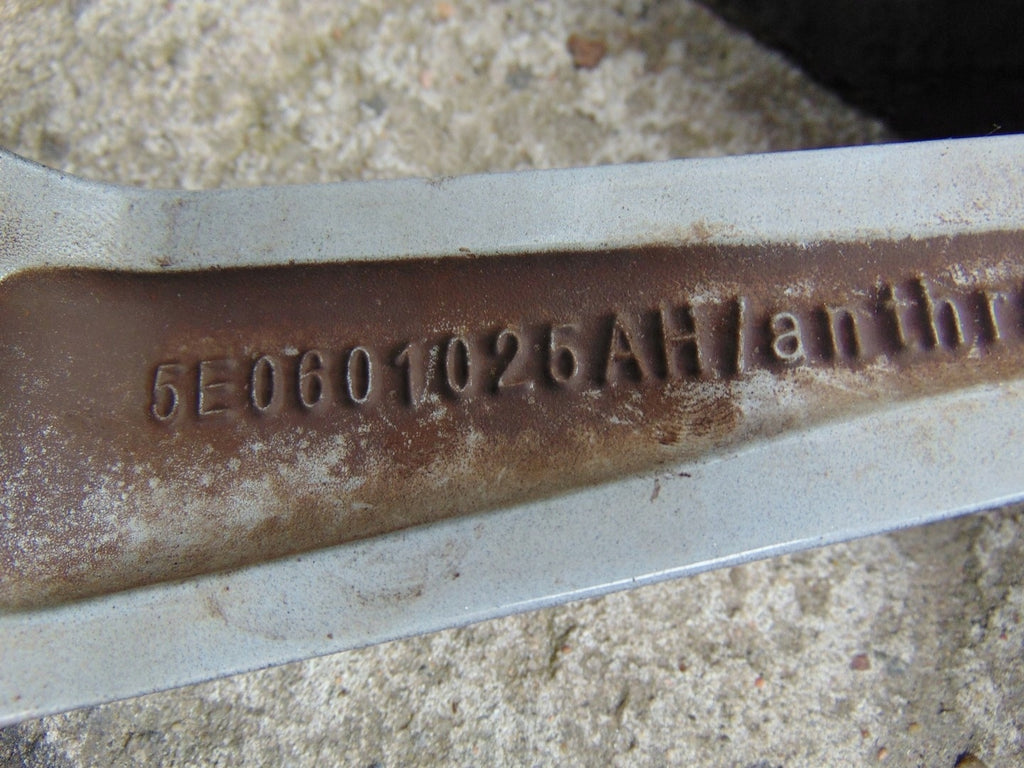 1x Alufelge 19 Zoll 7.5" 5x112 51ET Glanz 5E0601025AH Skoda Octavia Iii