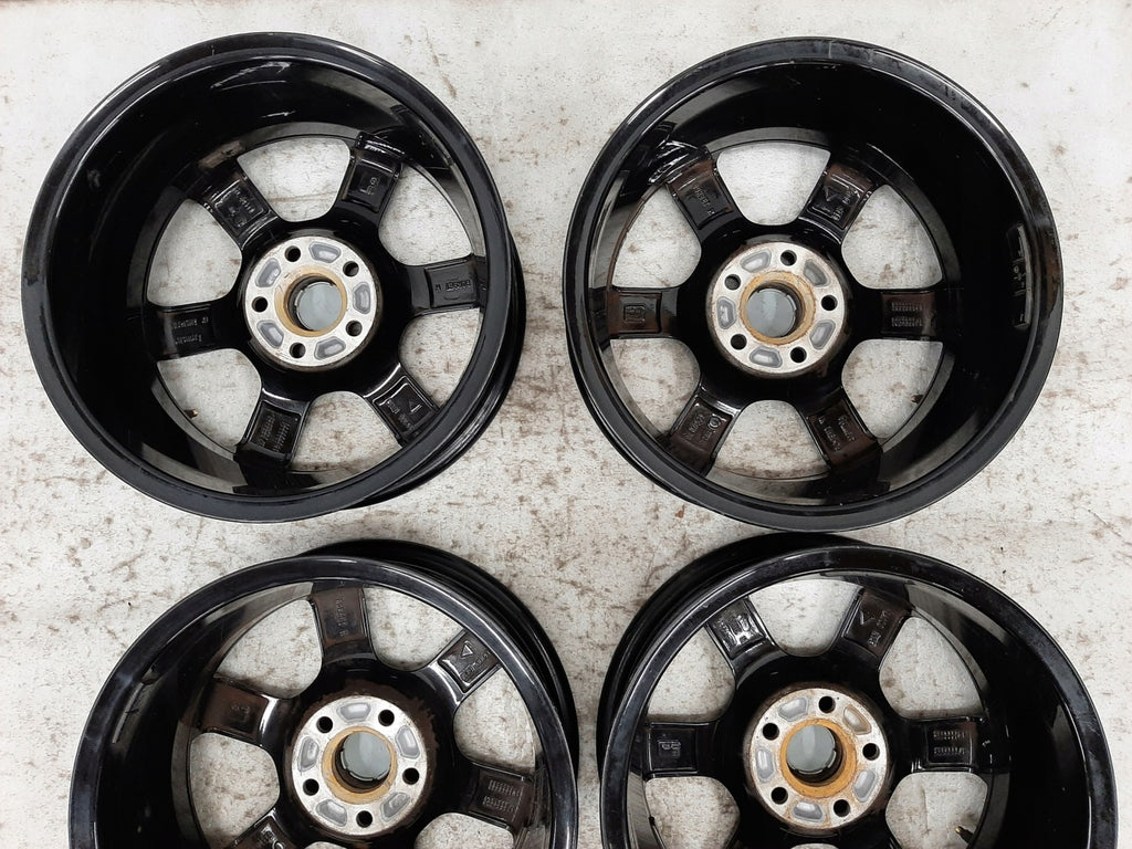 4x Alufelge 15 Zoll 6.0" 5x100 38ET Glanz Schwarz TL60538 Skoda Fabia I FEL8768591266fa