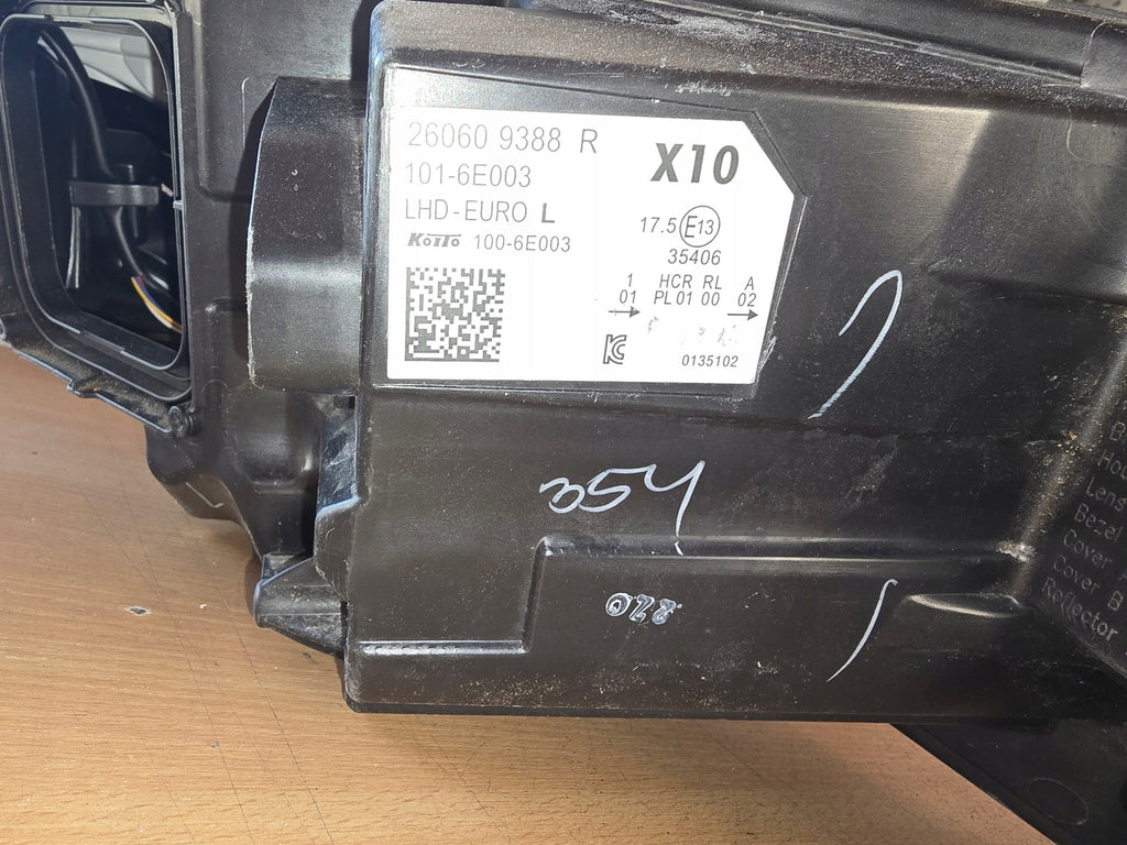 Frontscheinwerfer Renault Zoe 260609388R LED Links Scheinwerfer Headlight SCH7334904091ey