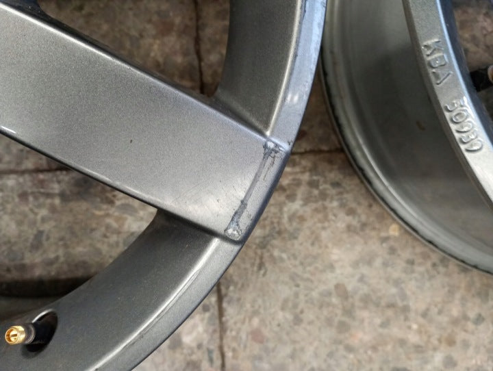 4x Alufelge 16 Zoll 6.5" 5x112 KBA50939 Rim Wheel FEL9460508205ni