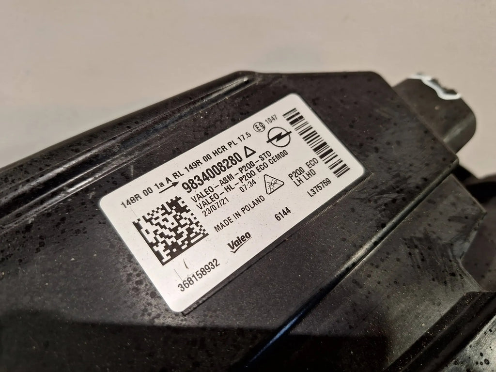 Frontscheinwerfer Opel Mokka 9834008280 Rechts Scheinwerfer Headlight SCH9983345964ik