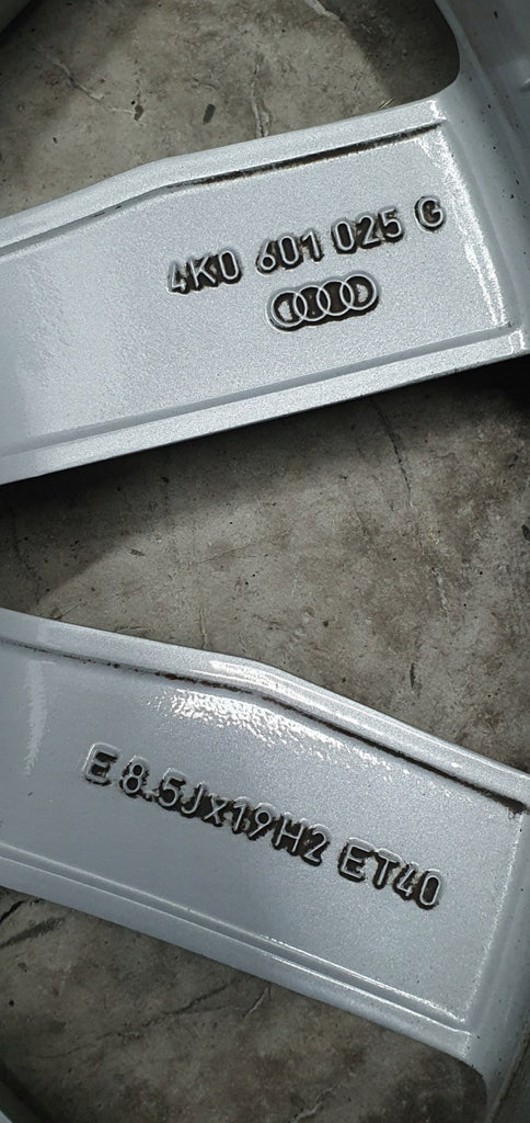 1x Alufelge 19 Zoll 8.5" 5x112 40ET Glanz Silber 4K0601025G Audi A6 Allroad A4 FEL3994076508qv