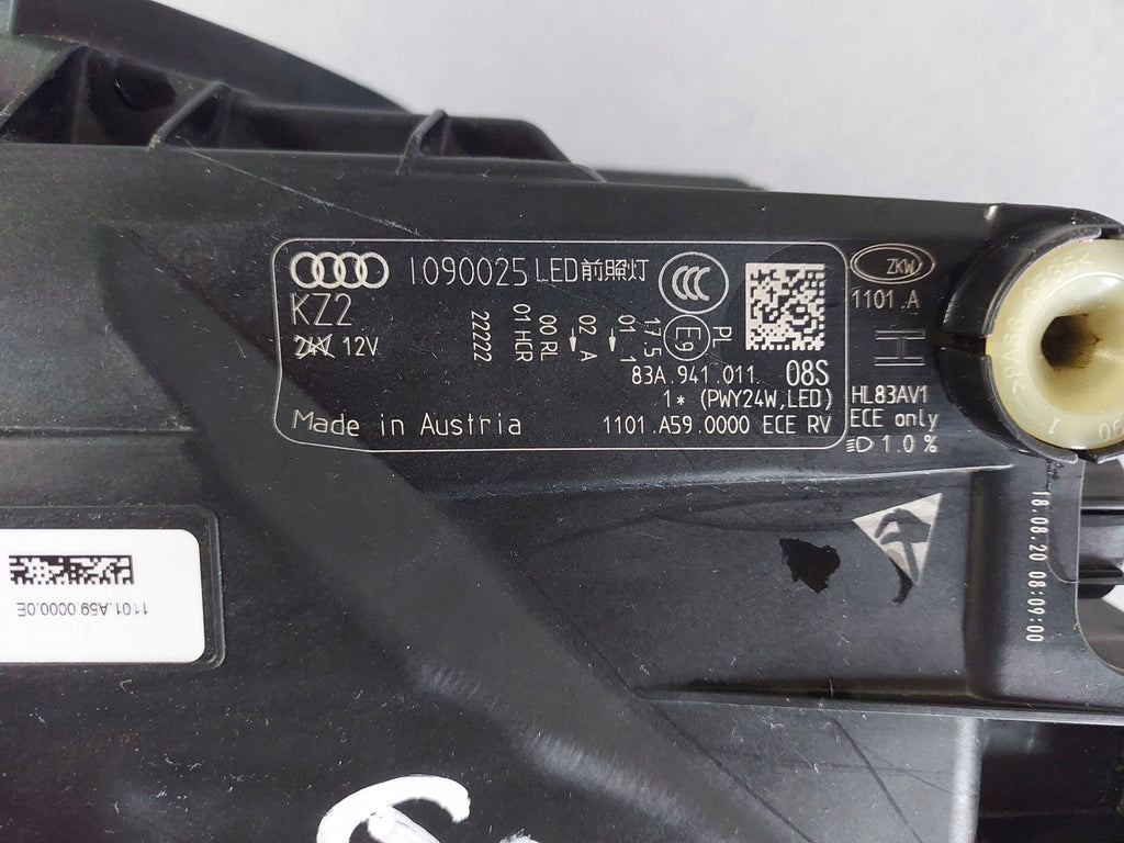 Frontscheinwerfer Audi Q3 83A941011 Full LED Links Scheinwerfer Headlight SCH1201648281oq