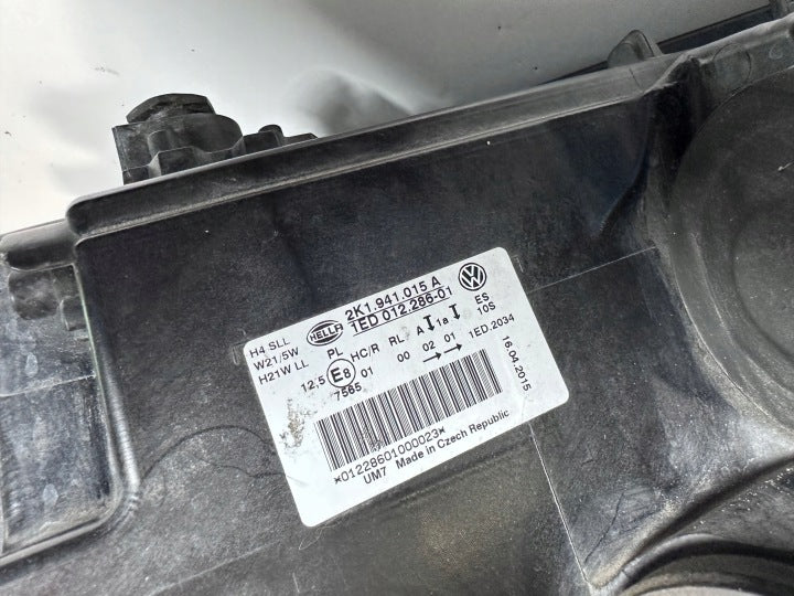 Frontscheinwerfer VW Caddy IV 2K1941015A 2K1941016A Ein Satz Headlight SCH5297191623ac
