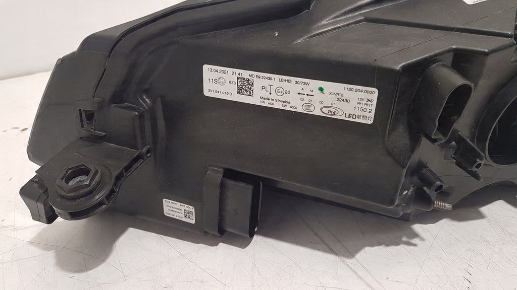 Frontscheinwerfer Skoda Superb III 3V1941016D LED Rechts Scheinwerfer Headlight