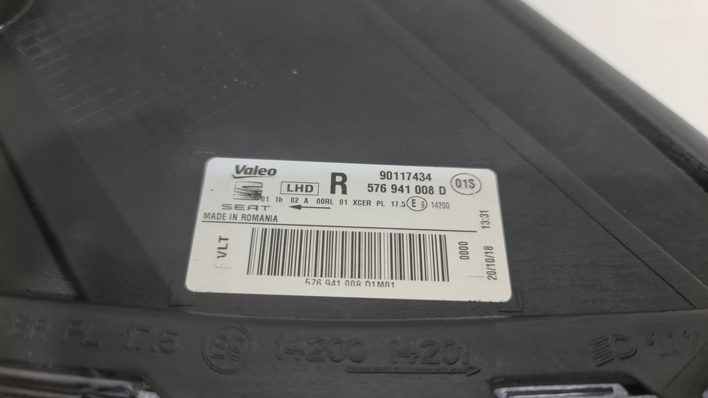 Frontscheinwerfer Seat Ateca 576941008D LED Rechts Scheinwerfer Headlight