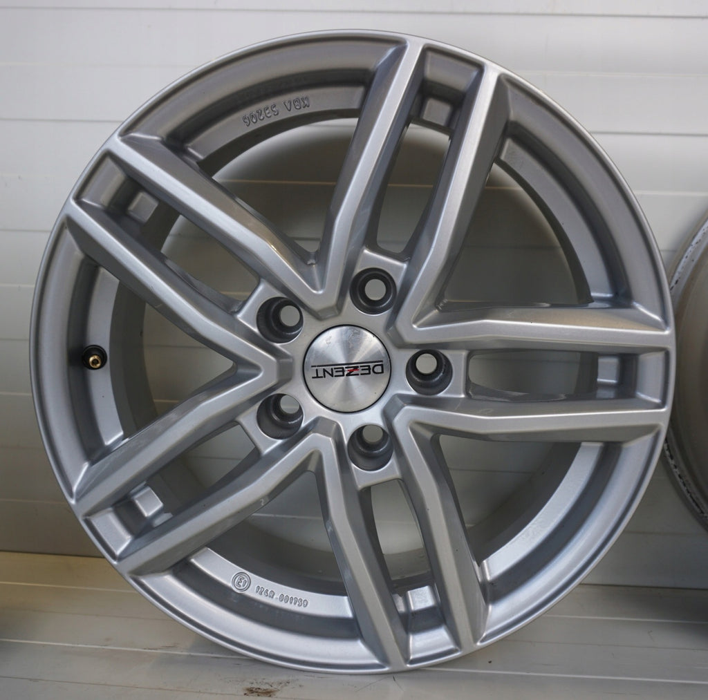 4x Alufelge 16 Zoll 6.5" 5x112 41ET Glanz Silber TTRZ8SA41E Rim Wheel FEL5444930038cp