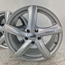 Laden Sie das Bild in den Galerie-Viewer, 4x Alufelge 17 Zoll 7.5" 5x112 47ET Glanz Silber KBA48911 Audi I Rim Wheel FEL7210200757nb
