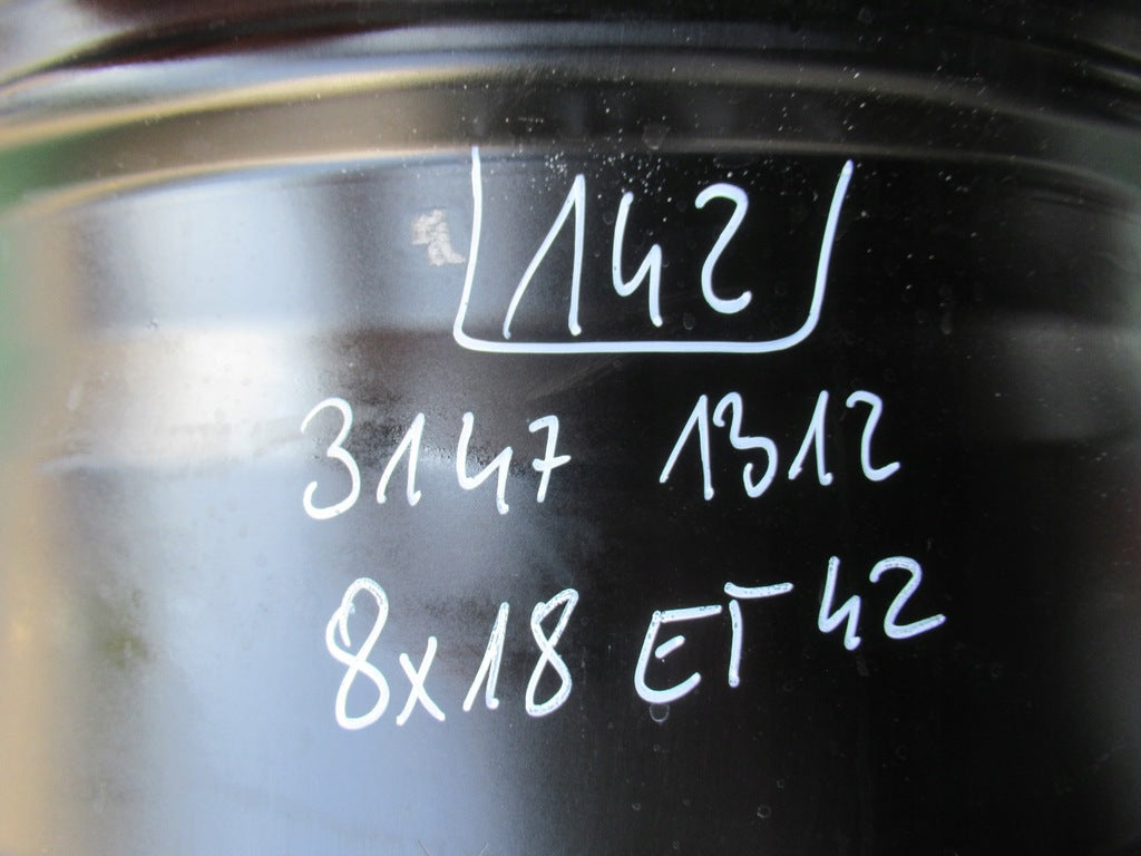 1x Alufelge 18 Zoll 8.0" 5x108 42ET Glanz Schwarz 31471312 Volvo S60 V60 FEL6750938985nj