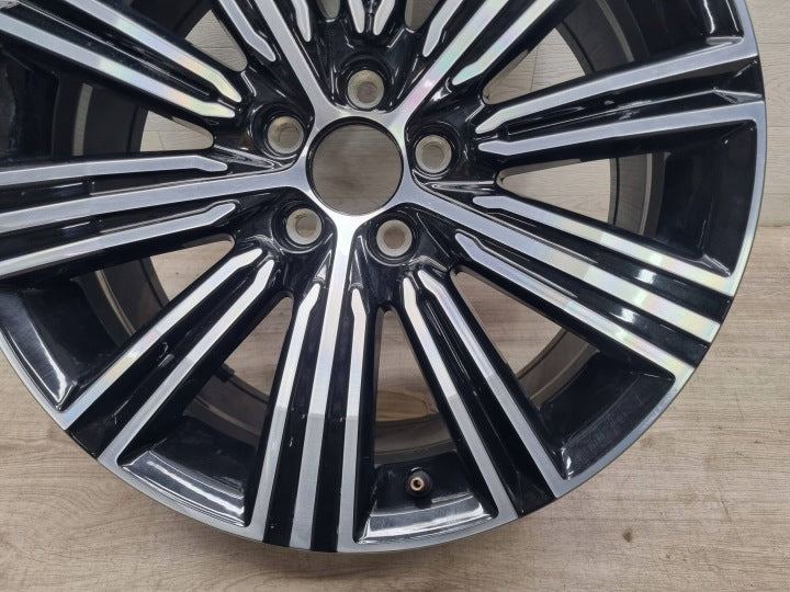 1x Alufelge 18 Zoll 8.0" 5x108 42ET Glanz Schwarz 31471312 Volvo V60 Rim Wheel FEL3106613463pb