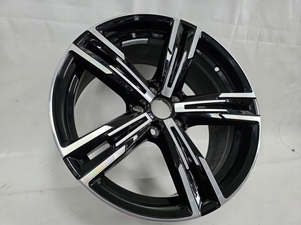 1x Alufelge 18 Zoll 7.5" 5x112 25ET Glanz Schwarz 8746631 BMW G20 Rim Wheel FEL2572594745tj