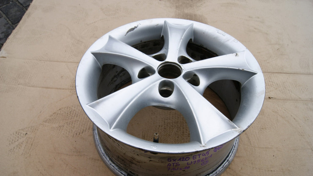 1x Alufelge 16 Zoll 7.5" 5x120 VW I Rim Wheel FEL8866491619ok