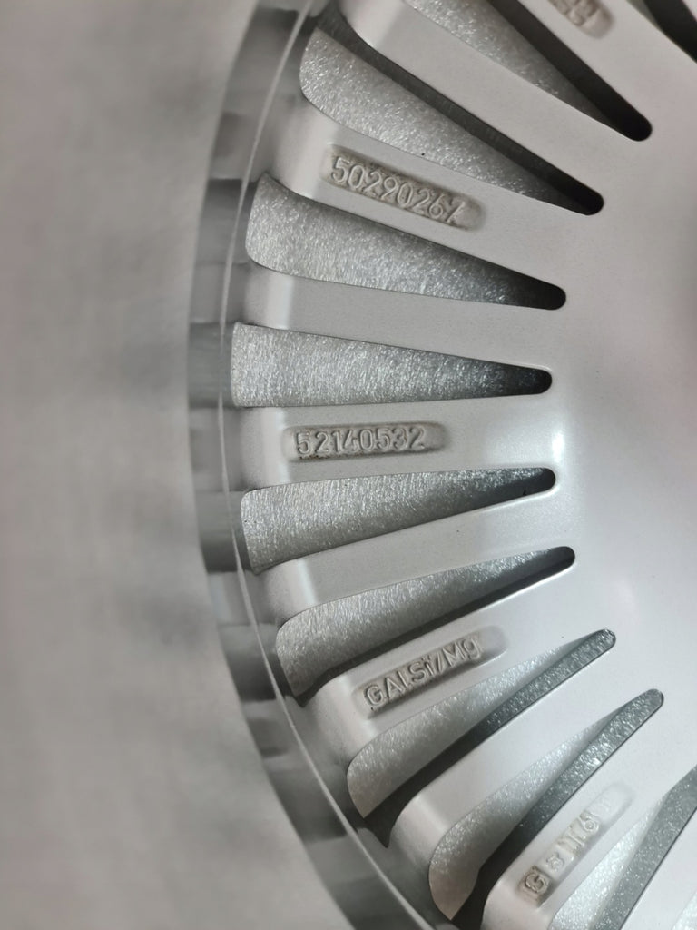 1x Alufelge 16 Zoll 6.0" 4x98 41ET Glanz Grau 52140532 Fiat Rim Wheel FEL1045694251qu