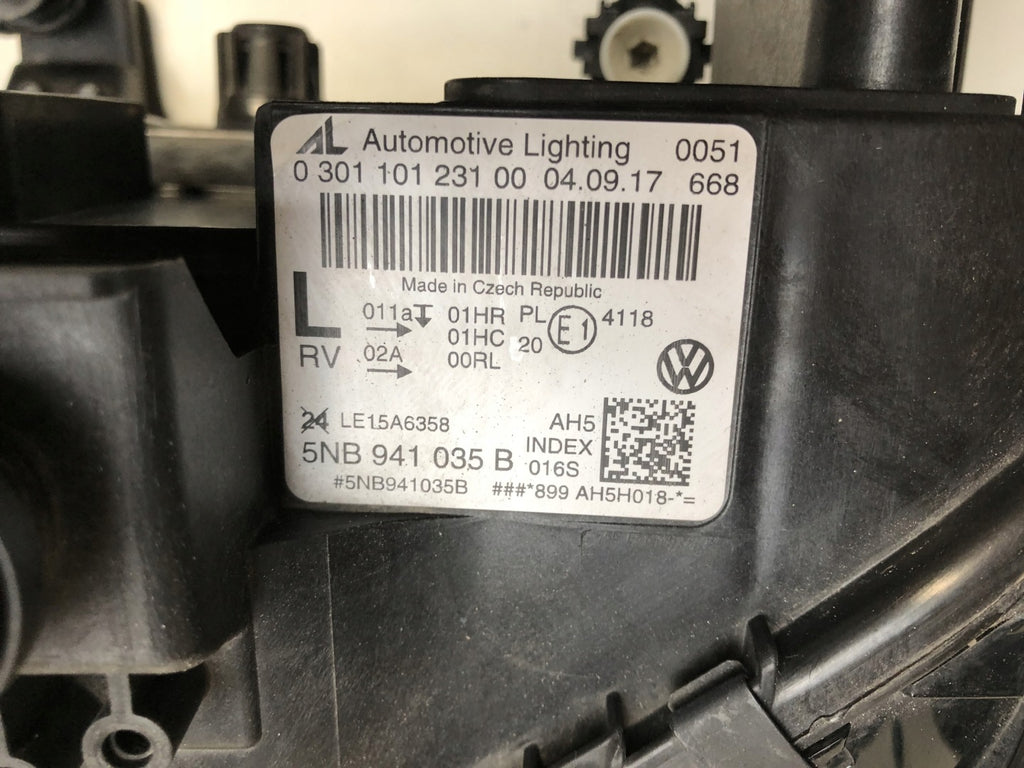Frontscheinwerfer VW Tiguan 5NB941035B LED Links Scheinwerfer Headlight SCH9890222226ax