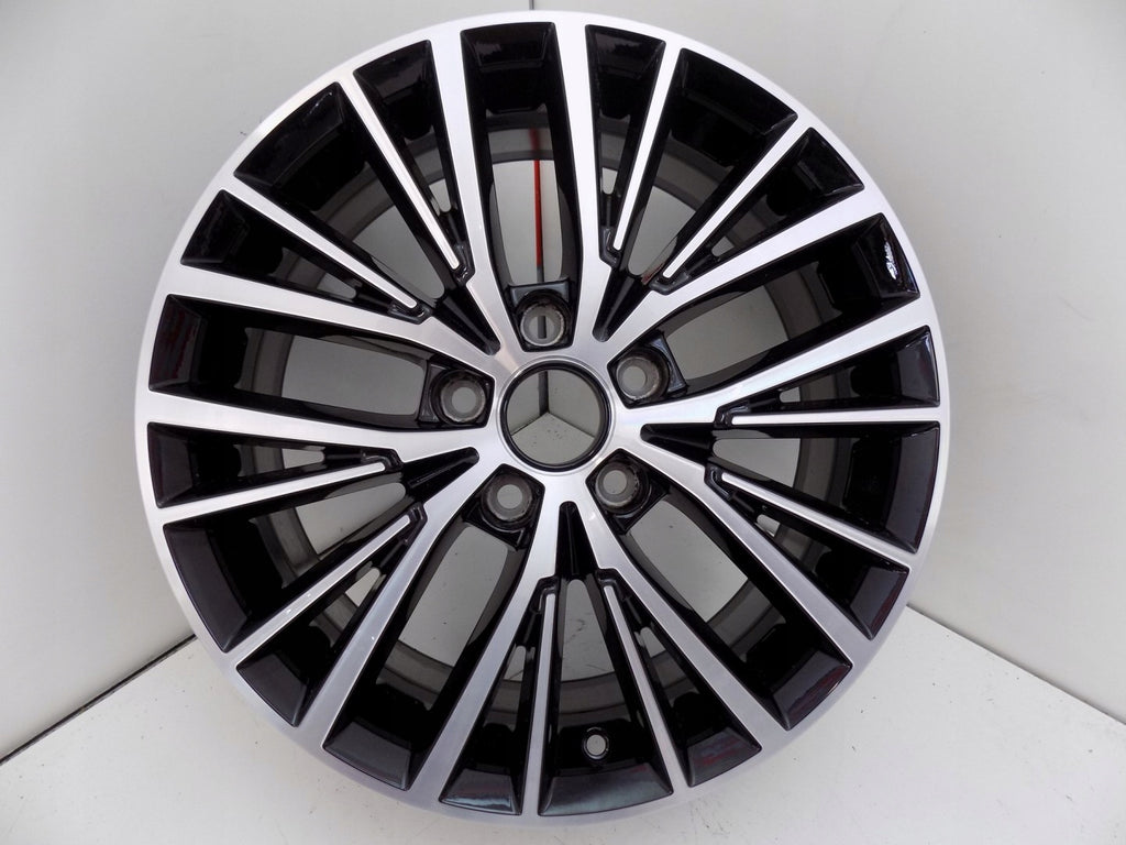 1x Alufelge 17 Zoll 6.5" 5x112 52ET Glanz Schwarz 5TA601025E VW Tiguan Touran FEL3013152897ni