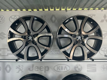 Laden Sie das Bild in den Galerie-Viewer, 4x Alufelge 18 Zoll 7.5" 5x108 49ET Glanz Schwarz 9671401880 Citroën Ds Expert I FEL9243892935kf