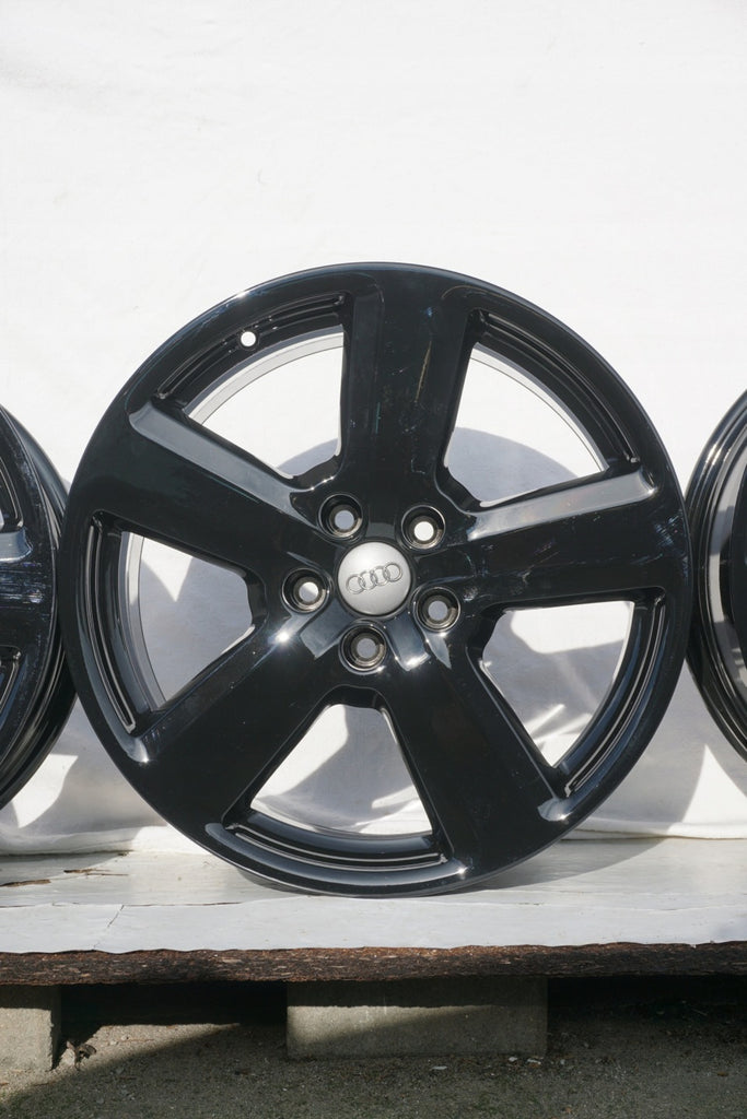 4x Alufelge 18 Zoll 8.0" 5x112 43ET Glanz Silber 8E0601025 Audi Rim Wheel FEL1032651336bi