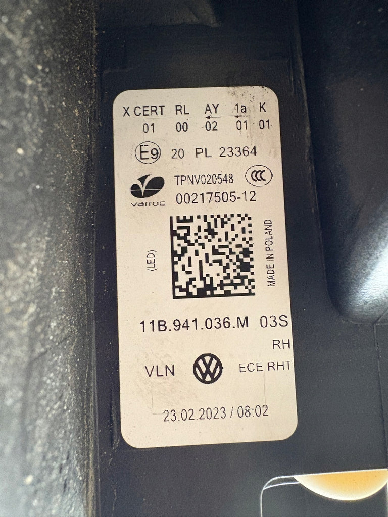Frontscheinwerfer VW Id.4 11B941036M 992941572 LED Rechts Scheinwerfer Headlight SCH6483828784rm