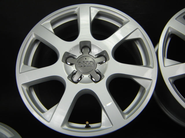 4x Alufelge 17 Zoll 7.0" 5x112 37ET Glanz Silber 8R0601025E Audi A5 Q5 Rim Wheel FEL5485183530pf