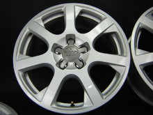 Laden Sie das Bild in den Galerie-Viewer, 4x Alufelge 17 Zoll 7.0" 5x112 37ET Glanz Silber 8R0601025E Audi A5 Q5 Rim Wheel FEL5485183530pf
