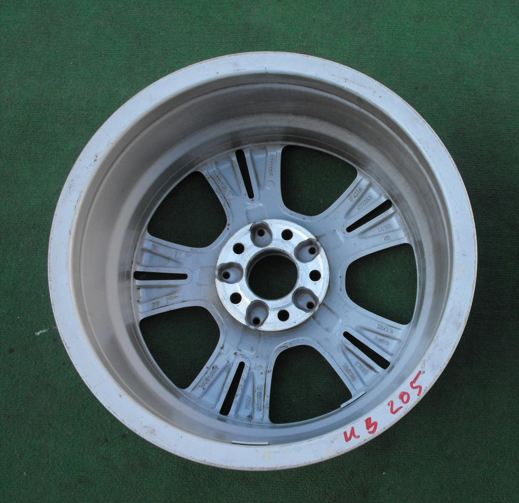 1x Alufelge 17 Zoll 7.0" 5x112 48ET Glanz Silber A2054014300 Mercedes-Benz