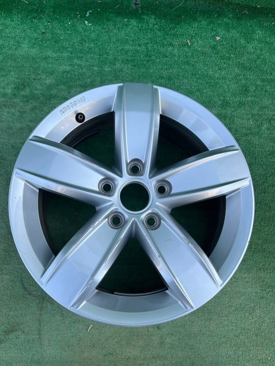 1x Alufelge 16 Zoll 6.0" 5x112 43ET Glanz Silber 2GA071496A VW T-Roc I Rim Wheel FEL8897686499nf