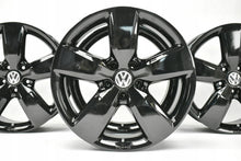 Load image into Gallery viewer, 4x Alufelge 19 Zoll 8.0" 5x120 43ET Glanz Schwarz 2H0071499 VW Amarok Rim Wheel FEL3656862585ox
