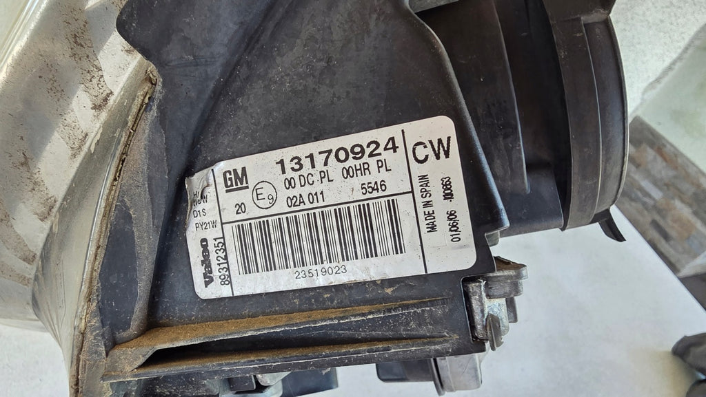 Frontscheinwerfer Opel Vectra C 13170924 Xenon Links Scheinwerfer Headlight SCH9357762526sb
