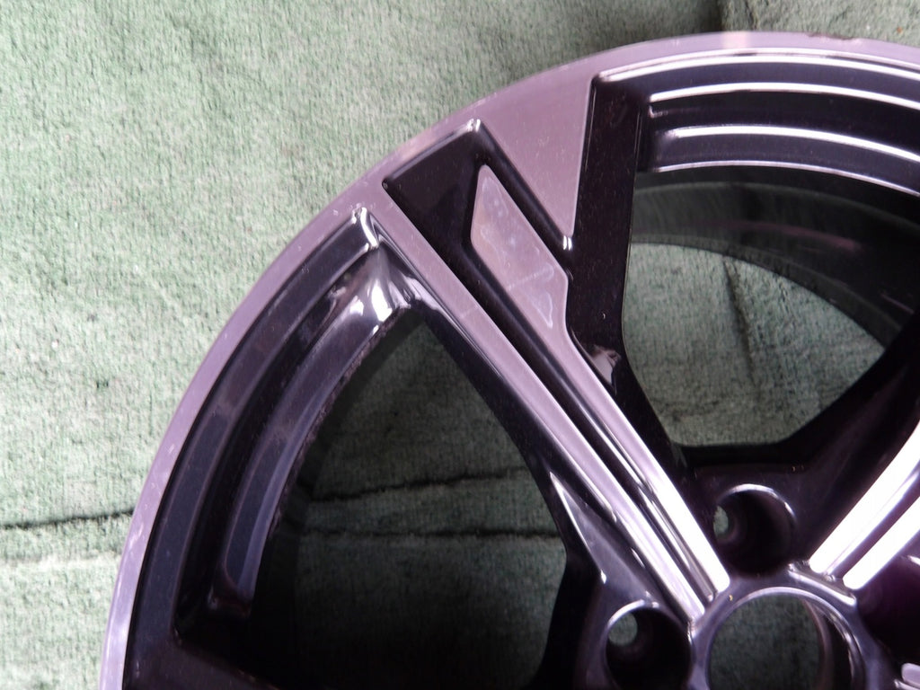 1x Alufelge 19 Zoll 8.5" 5x112 40ET Glanz Schwarz 8W0601025EM Audi A4 Rim Wheel FEL1841849520tg