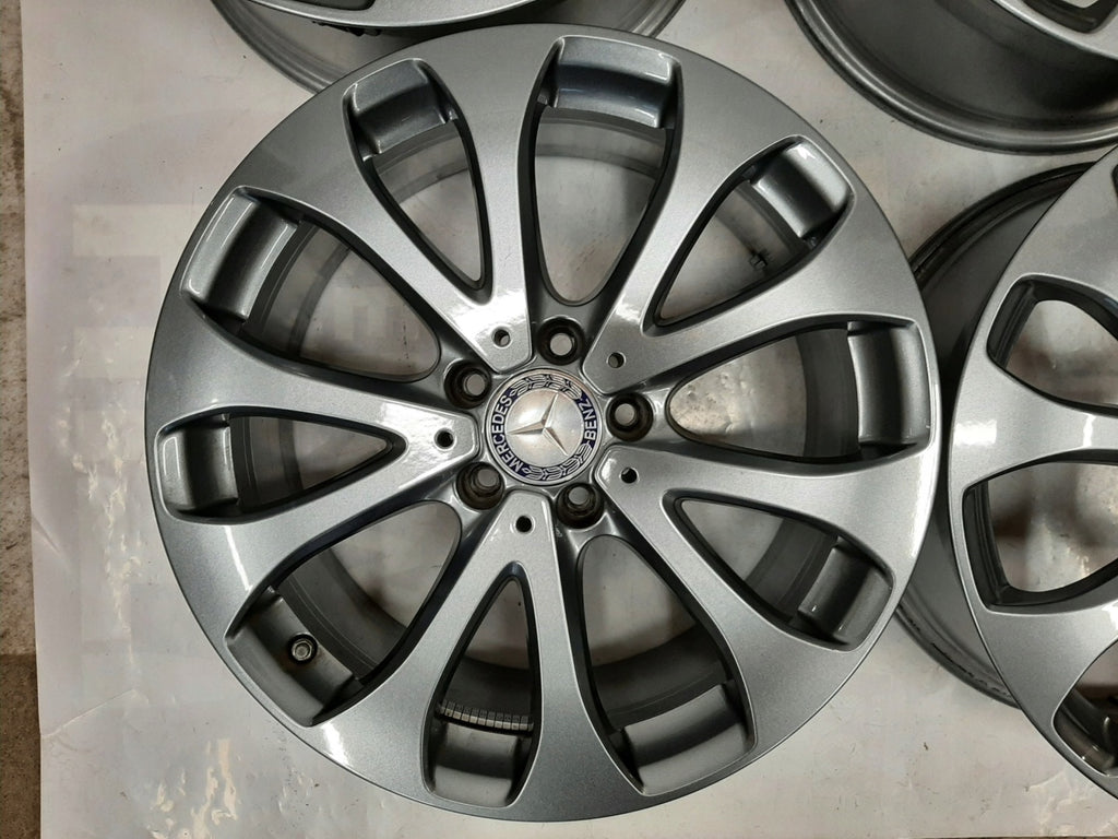4x Alufelge 18 Zoll 8.0" 5x112 38ET A2534011500 Mercedes-Benz Glc C253 Rim Wheel FEL6595260418ra