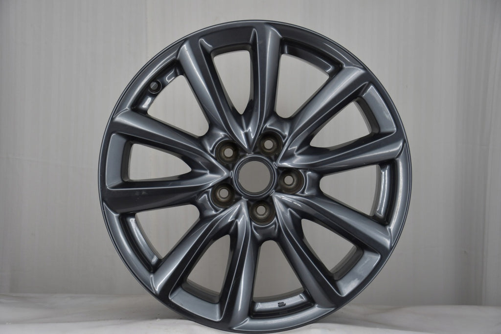 1x Alufelge 18 Zoll 7.0" 5x114.3 45ET Glanz Graphit 9965B57080 Mazda Rim Wheel FEL7132627100se