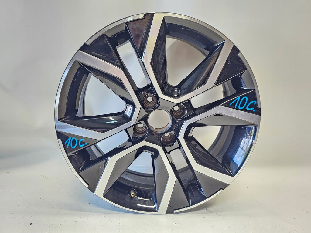 1x Alufelge 18 Zoll 6.5" 5x108 26ET Glanz Schwarz 9833485080 Citroën X Rim Wheel FEL1382253213ke
