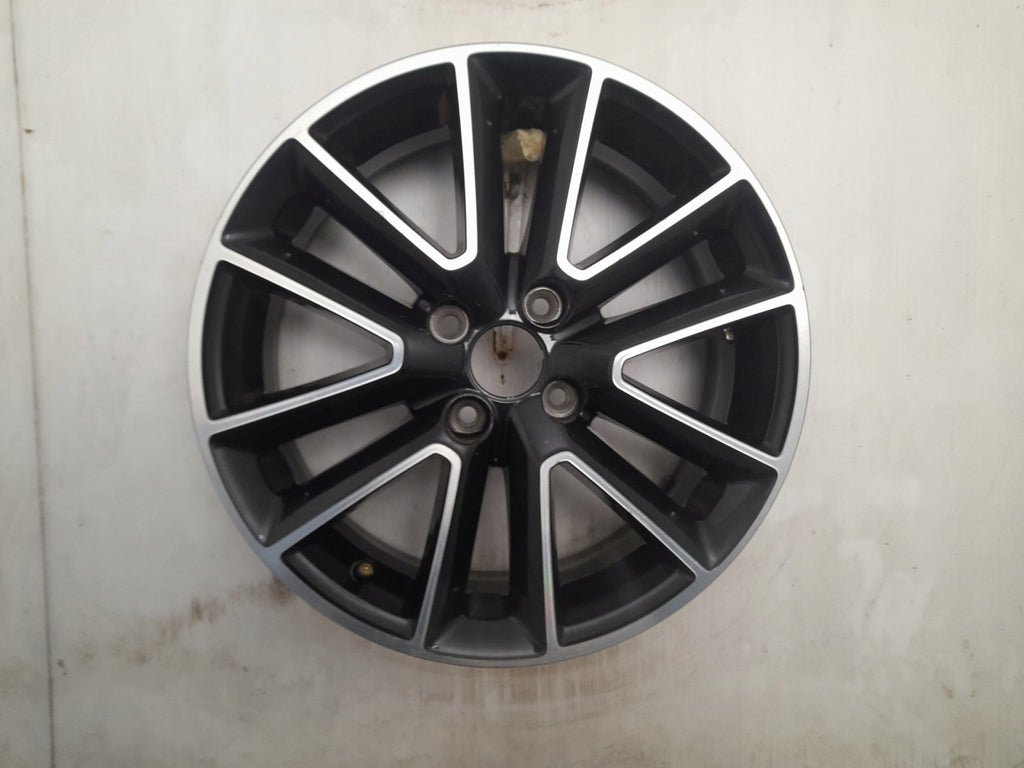 1x Alufelge 16 Zoll 6.0" 4x100 40ET Glanz Schwarz 403007550R Renault Rim Wheel FEL1142215669tj