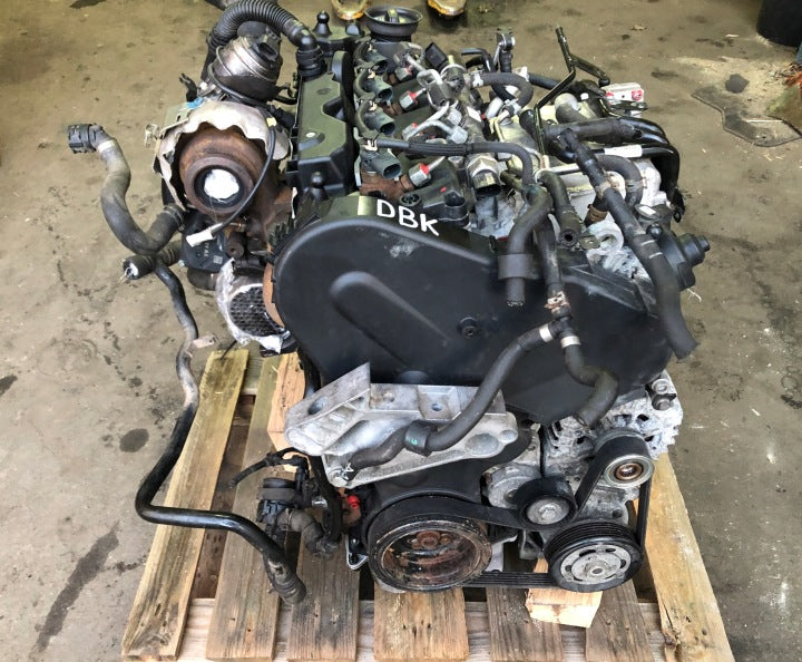 Motor Audi A3 DBK 1.6 TDI 110PS 81kW Diesel Engine Komplett MOT6400628056ba