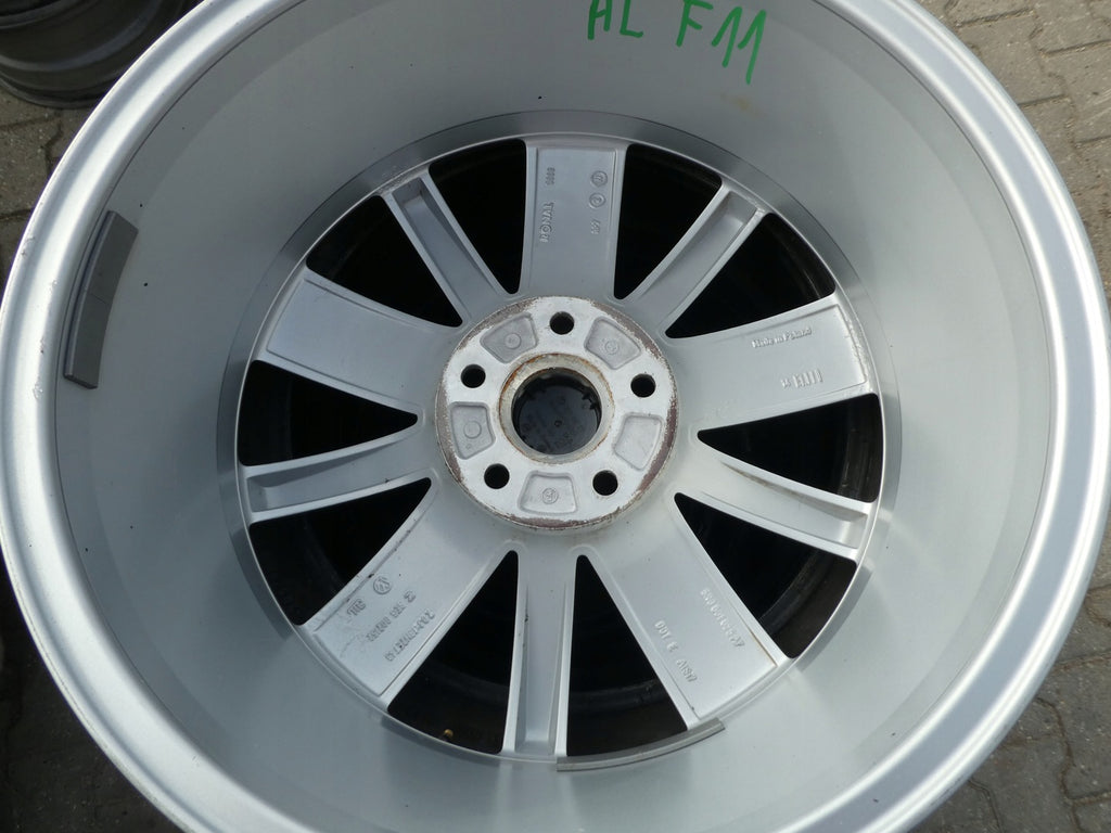 4x Alufelge 18 Zoll 7.0" 5x112 43ET Glanz Silber 5N0601025 VW Tiguan Rim Wheel